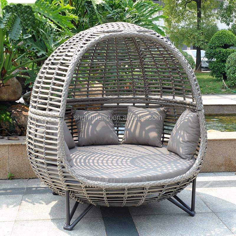 Outdoor Daybed Furniture - Lit de repos nordique pour patio,