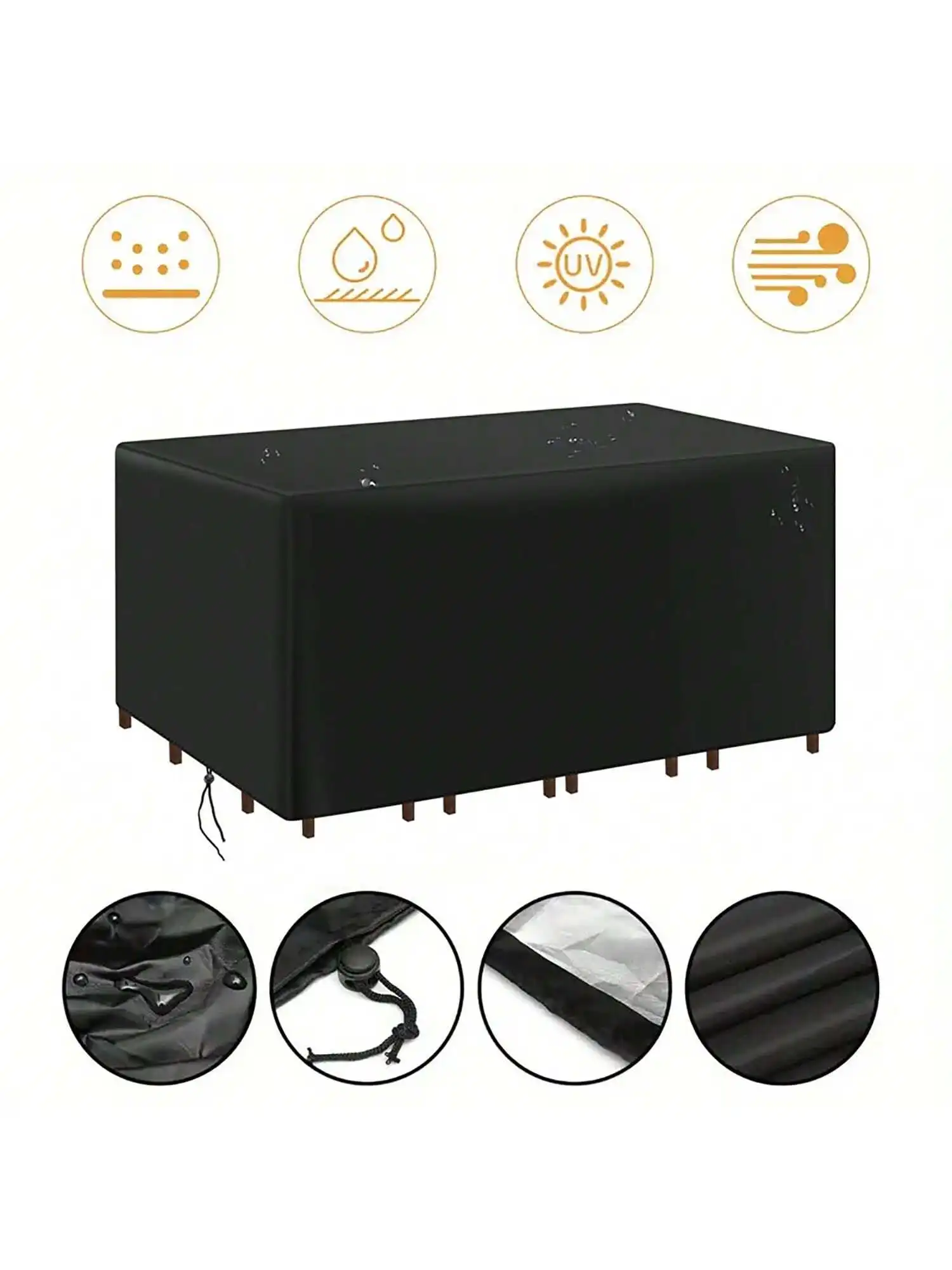 Outdoor Furniture With Covers - Juste anti-poussière imperméable pour chaises, canapés