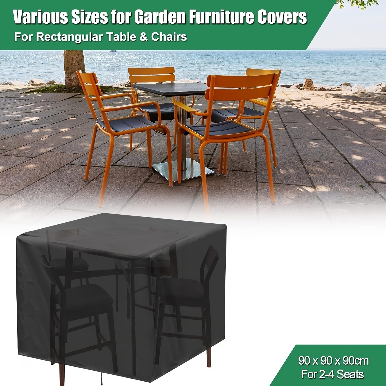 Outdoor Furniture With Covers - Housse de protection robuste 210D pour