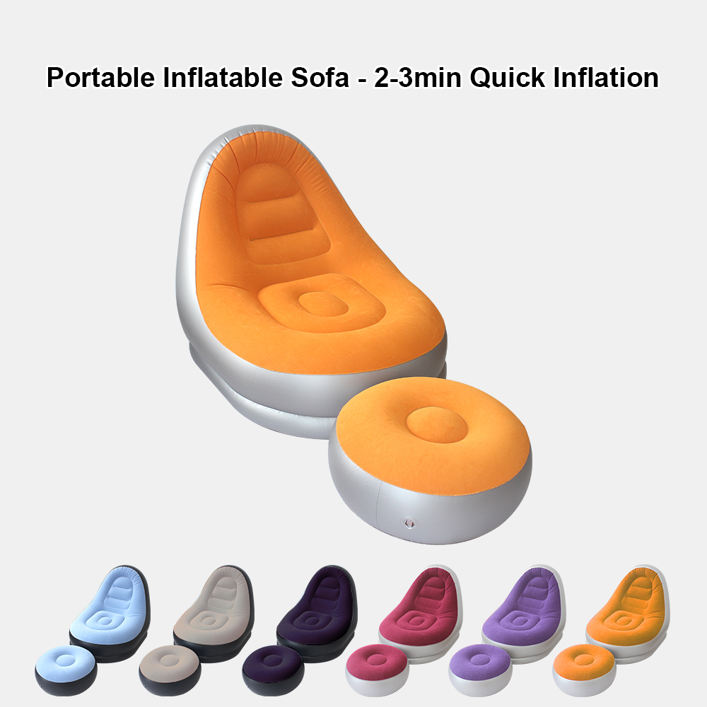 Outdoor Furniture Small - Ensemble de canapé gonflable portable multicolore