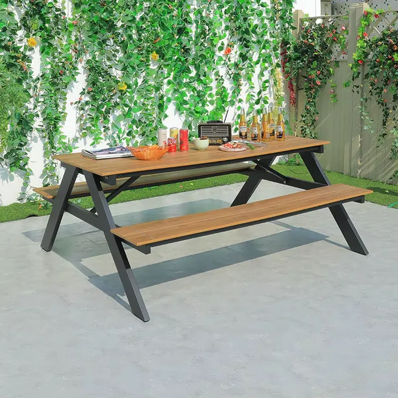 Outdoor Furniture Warehouse - Ensemble de table et banc de