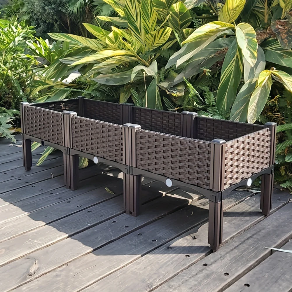 Garden Storage Box - Lit de jardin de grande capacité,