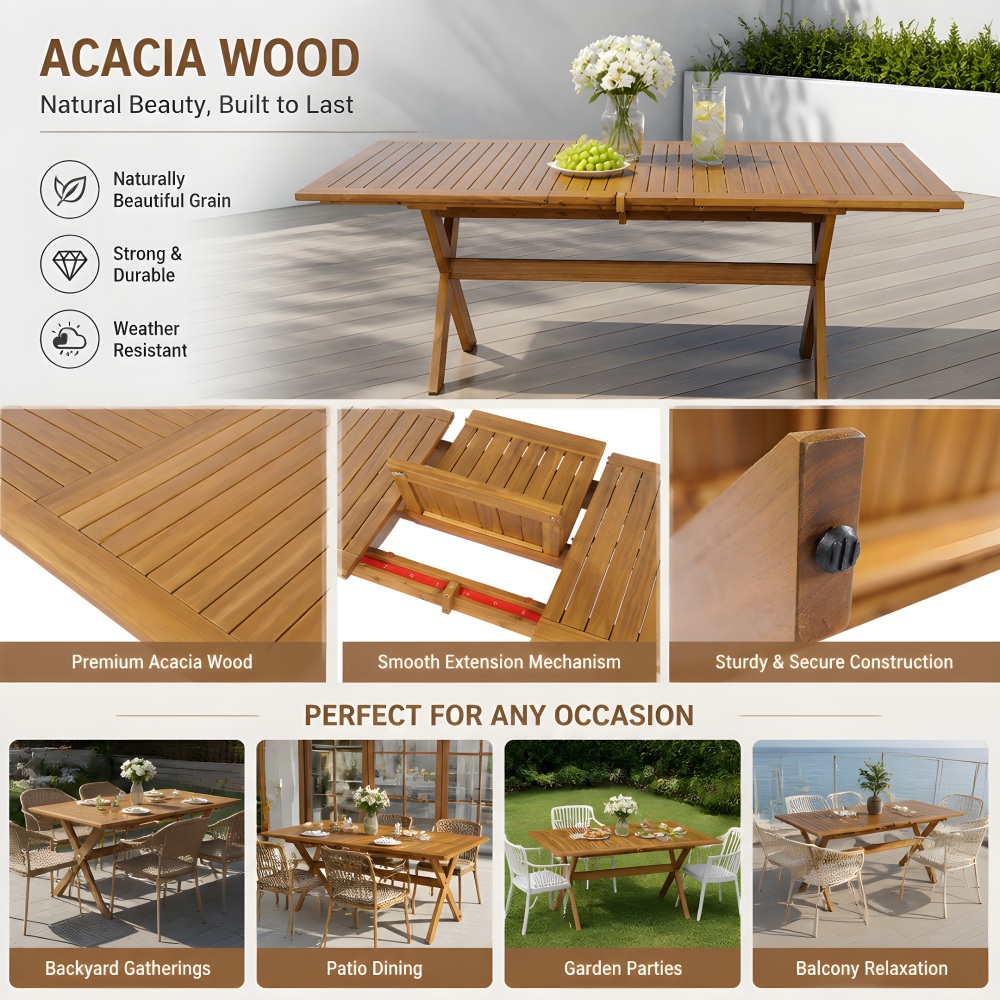 Ensemble de salle à manger d'e - Outdoor Furniture Teak avis et prix