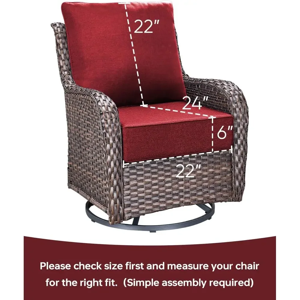 Coussins d'extérieur de 6 pouc - Outdoor Furniture Dining Set avis et prix
