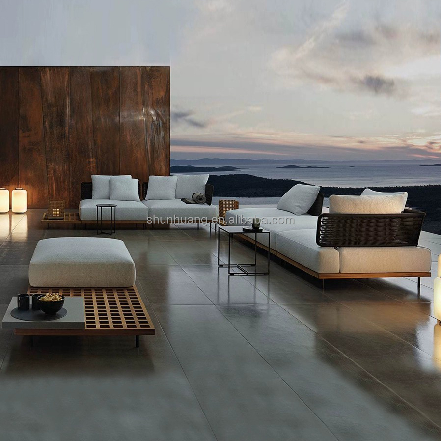 Ensemble de canapés de jardin  - Outdoor Furniture Teak avis et prix