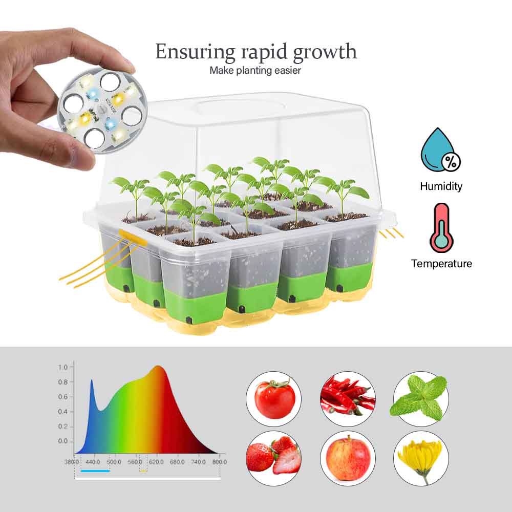 Kit de démarrage de semis avec - Garden Storage Box avis et prix