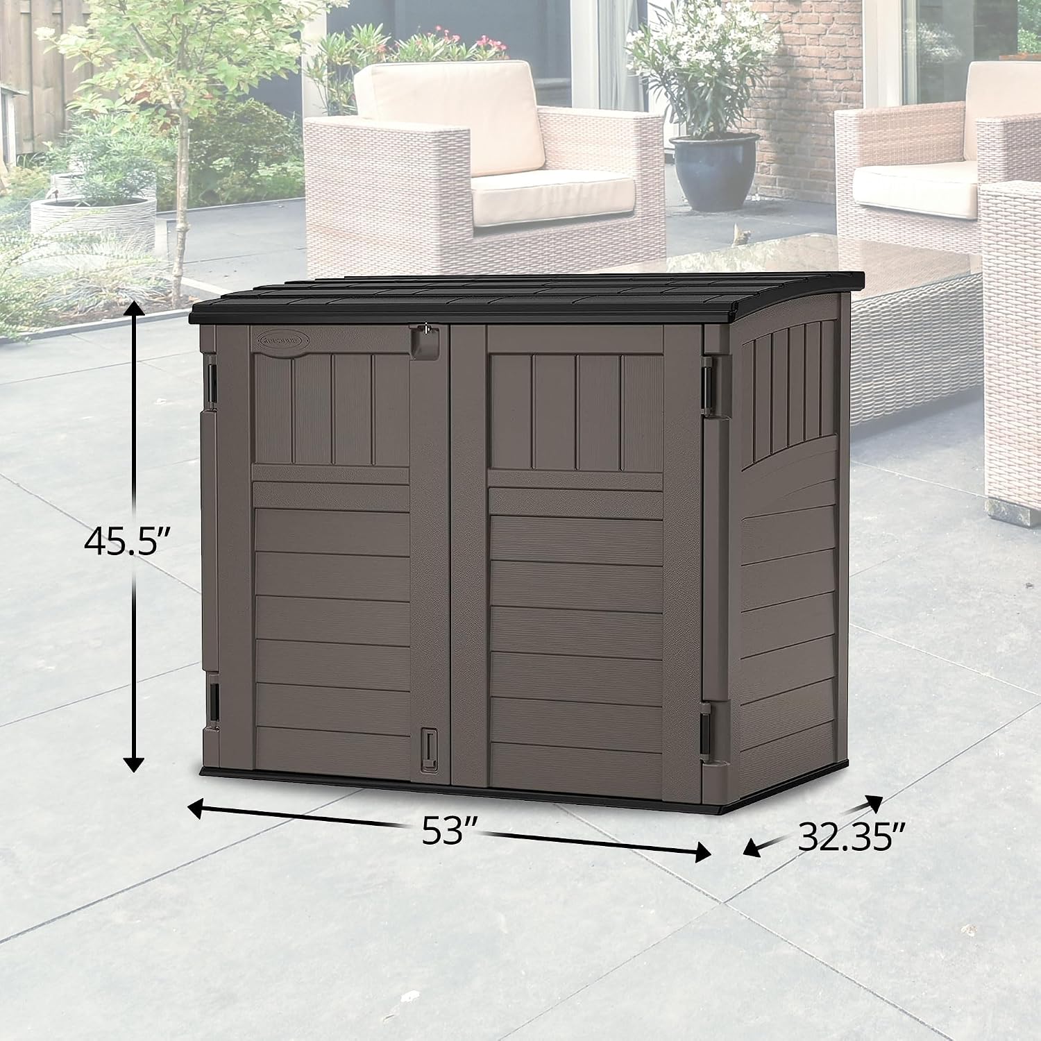 Abri de rangement extérieur po - Garden Storage Box avis et prix