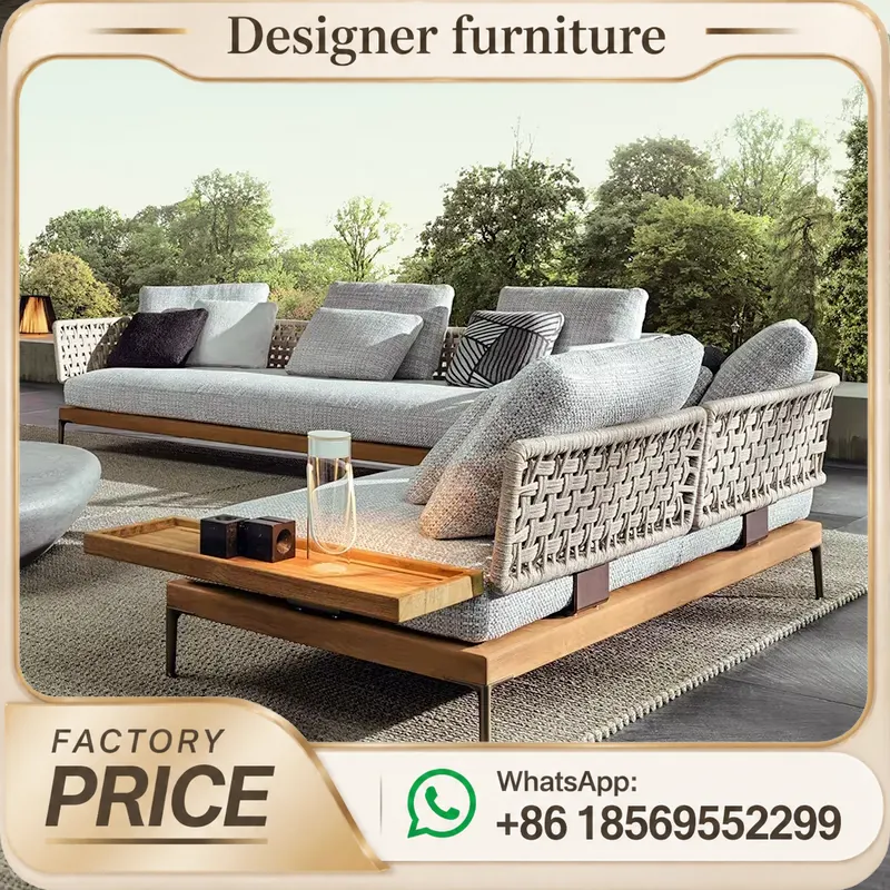 Ensemble de canapés en corde t - Outdoor Furniture Teak avis et prix