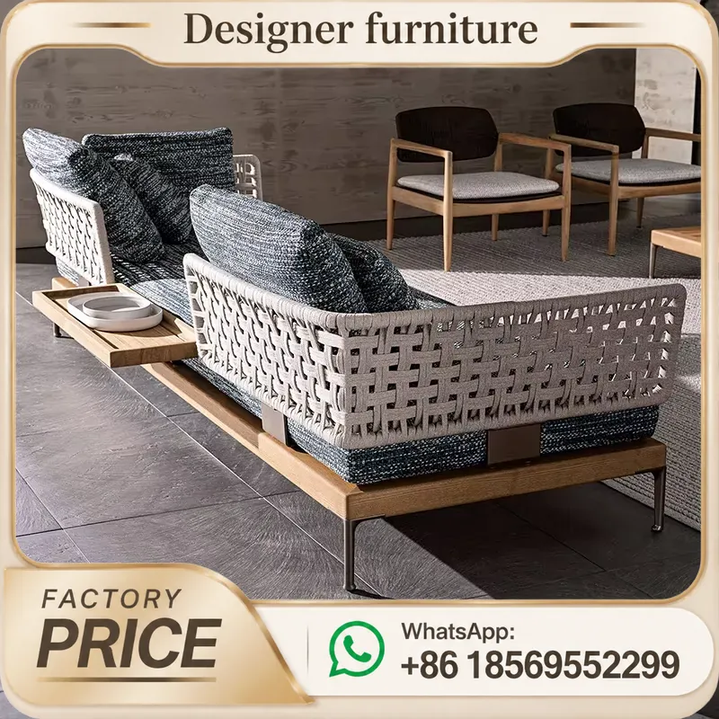 Ensemble de canapés en corde t - Outdoor Furniture Teak avis et prix