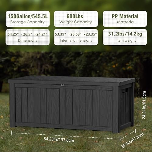 Boîte de rangement en résine v - Garden Storage Box avis et prix