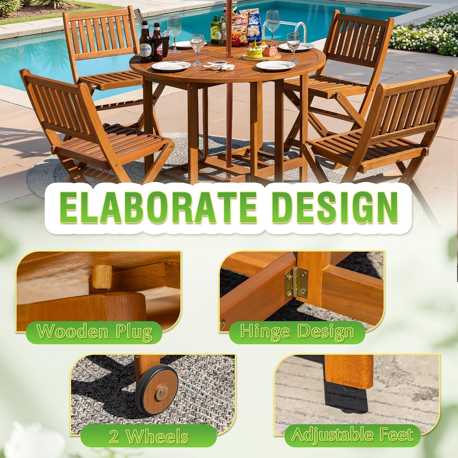 Ensemble de meubles de salle à - Outdoor Furniture Dining Set avis et prix