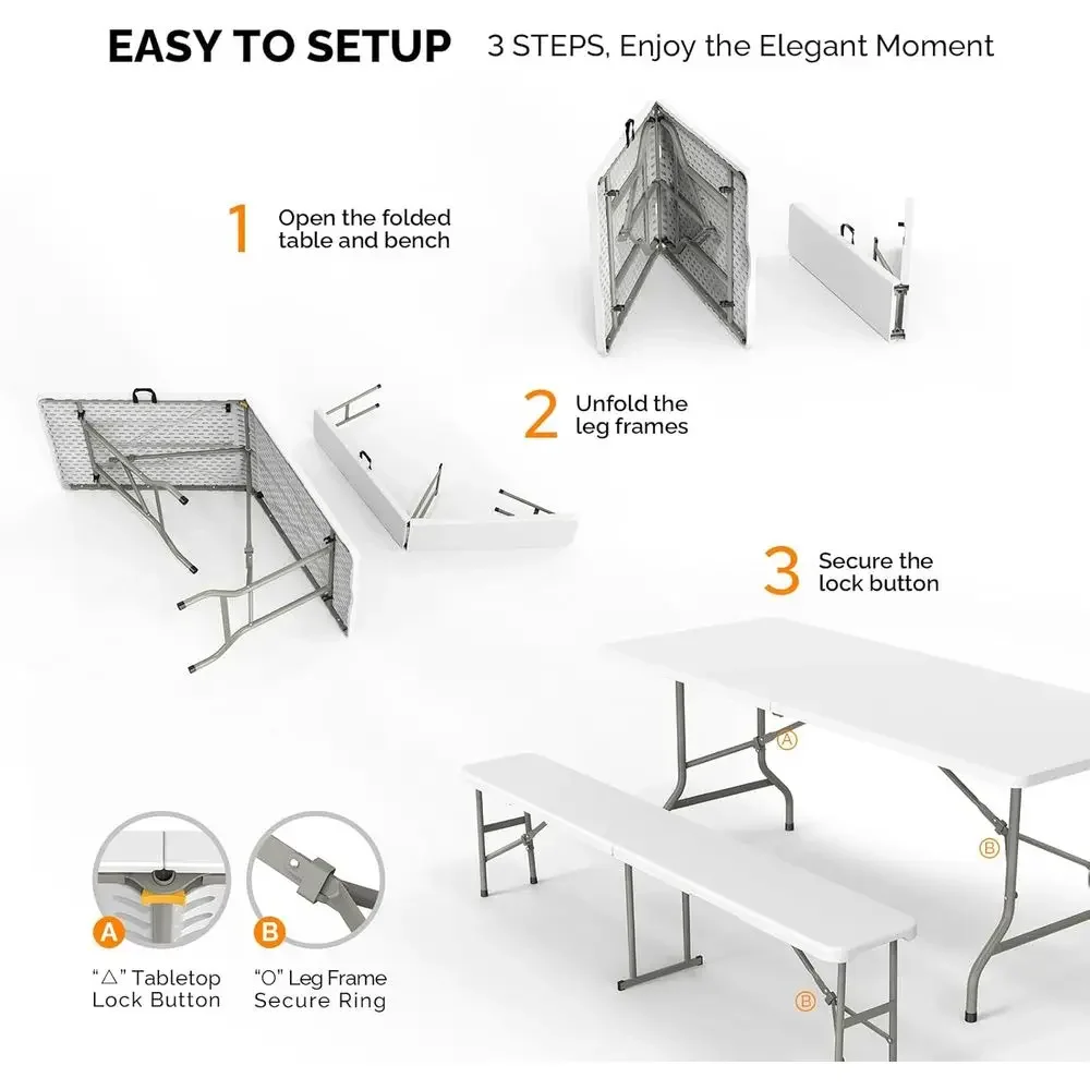 Ensemble de table de pique-niq - Outdoor Furniture Dining Set avis et prix
