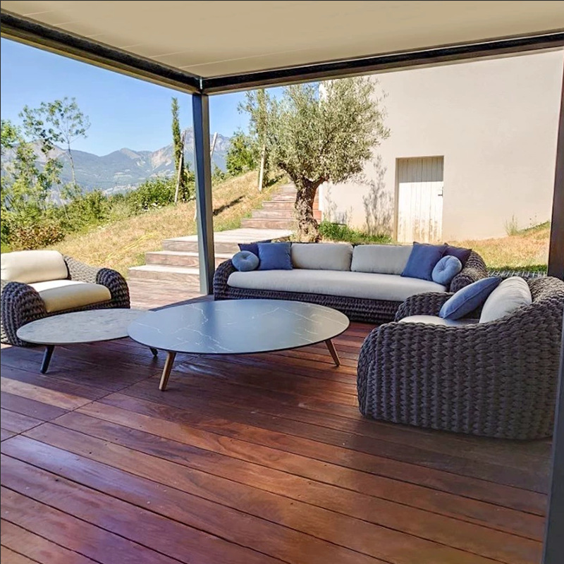 Ensemble de canapés en rotin H - Outdoor Furniture Teak avis et prix