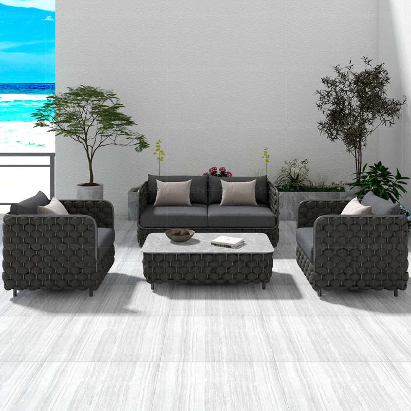 Ensemble de canapé en rotin d' - Outdoor Furniture Teak avis et prix