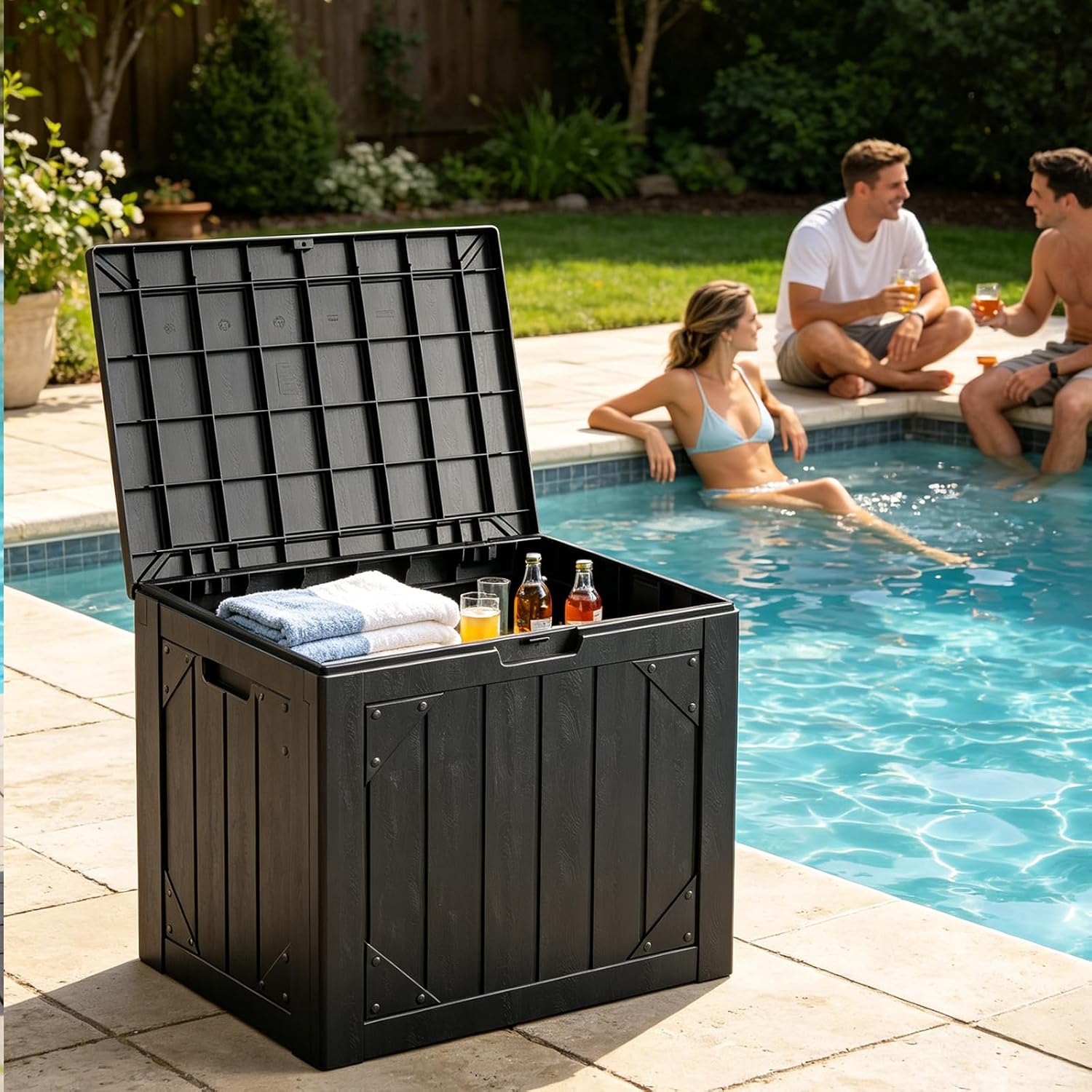 Boîte de rangement extérieure  - Garden Storage Box avis et prix
