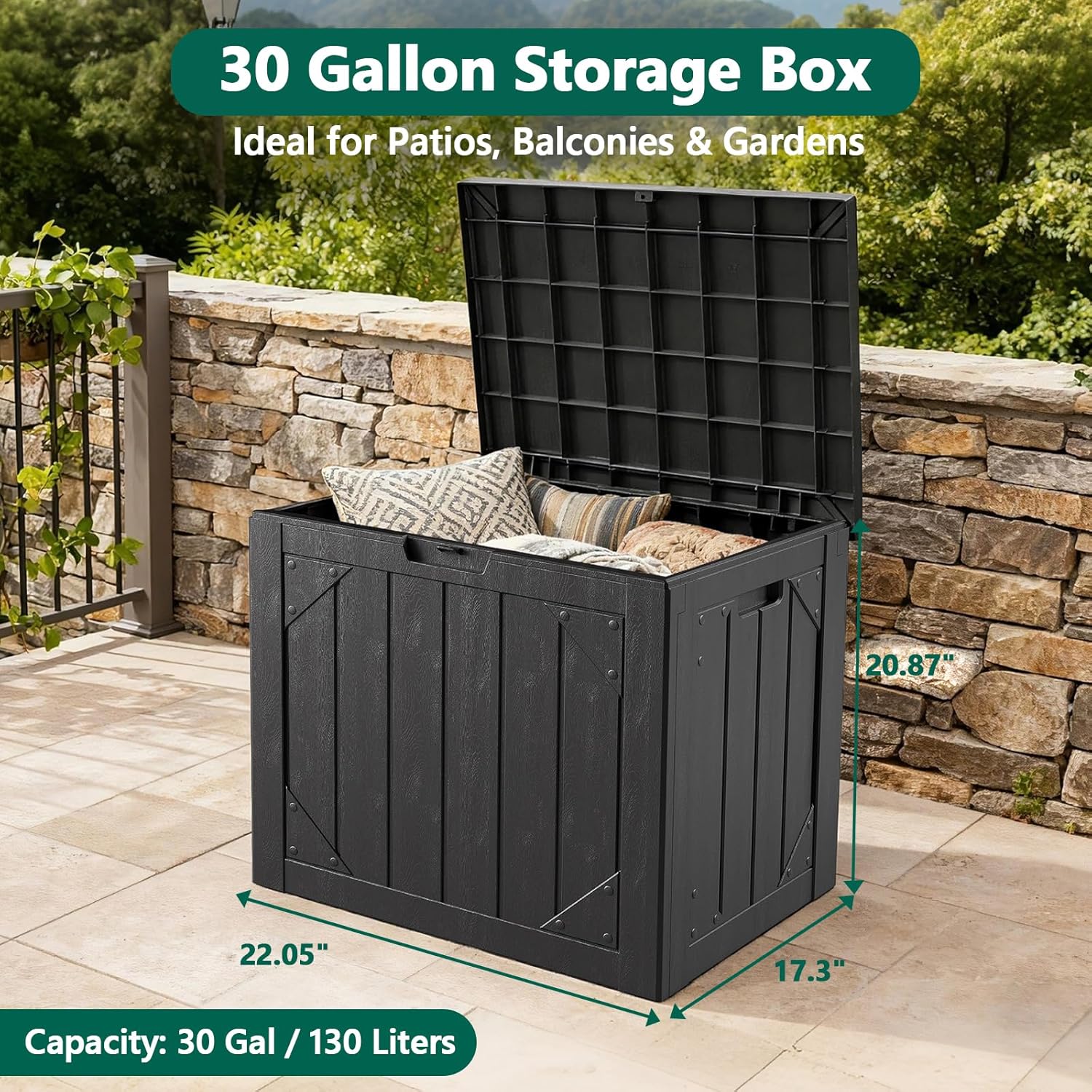 Boîte de rangement extérieure  - Garden Storage Box avis et prix