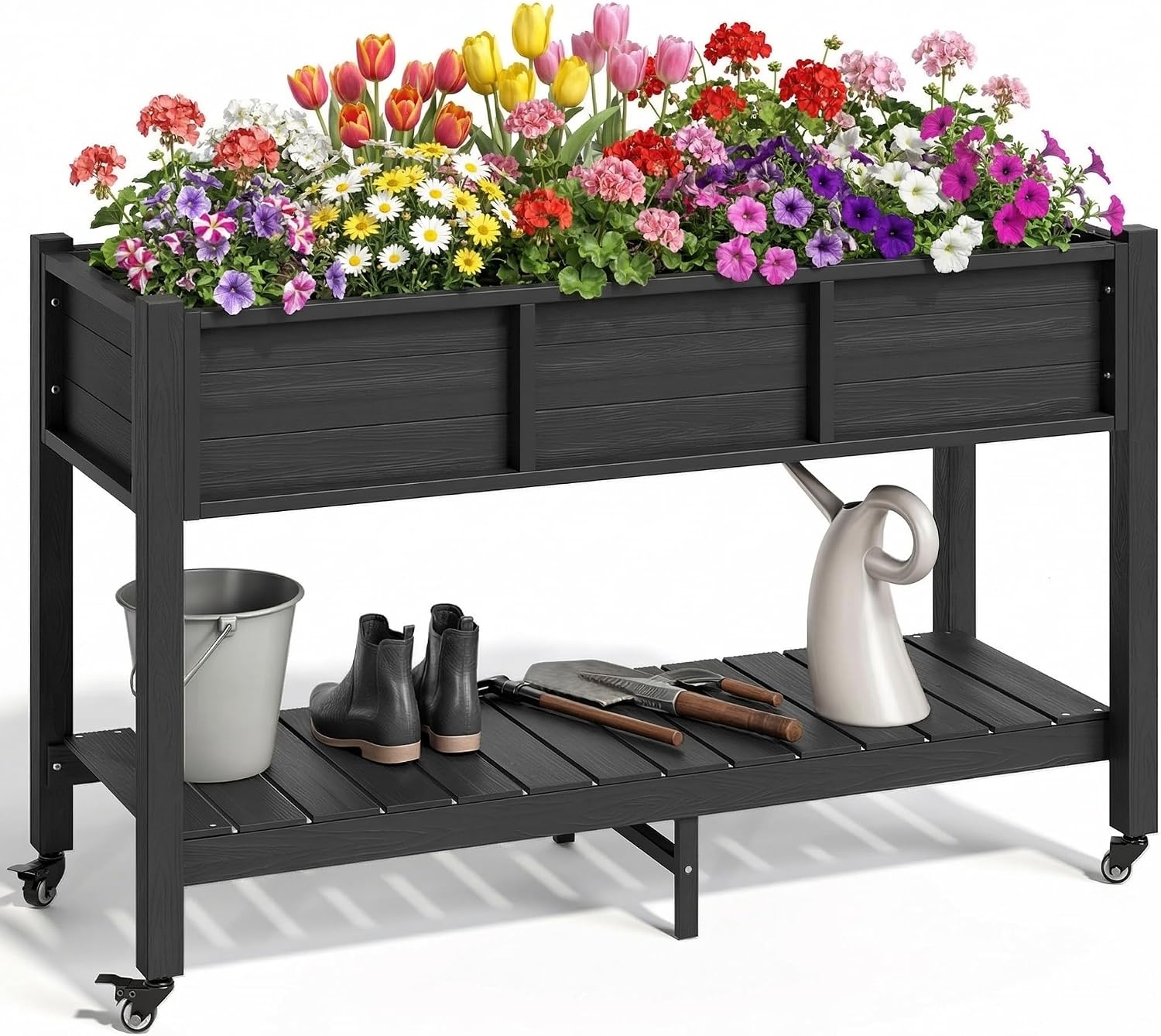 Bac de jardin surélevé avec ro - Garden Storage Box avis et prix