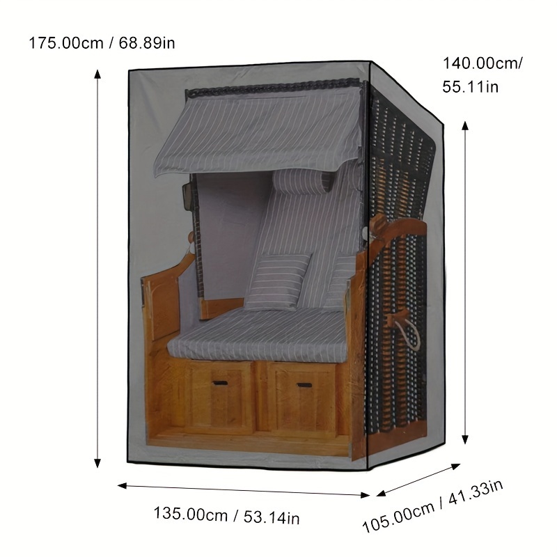 Housse de protection noire pou - Outdoor Furniture With Covers avis et prix