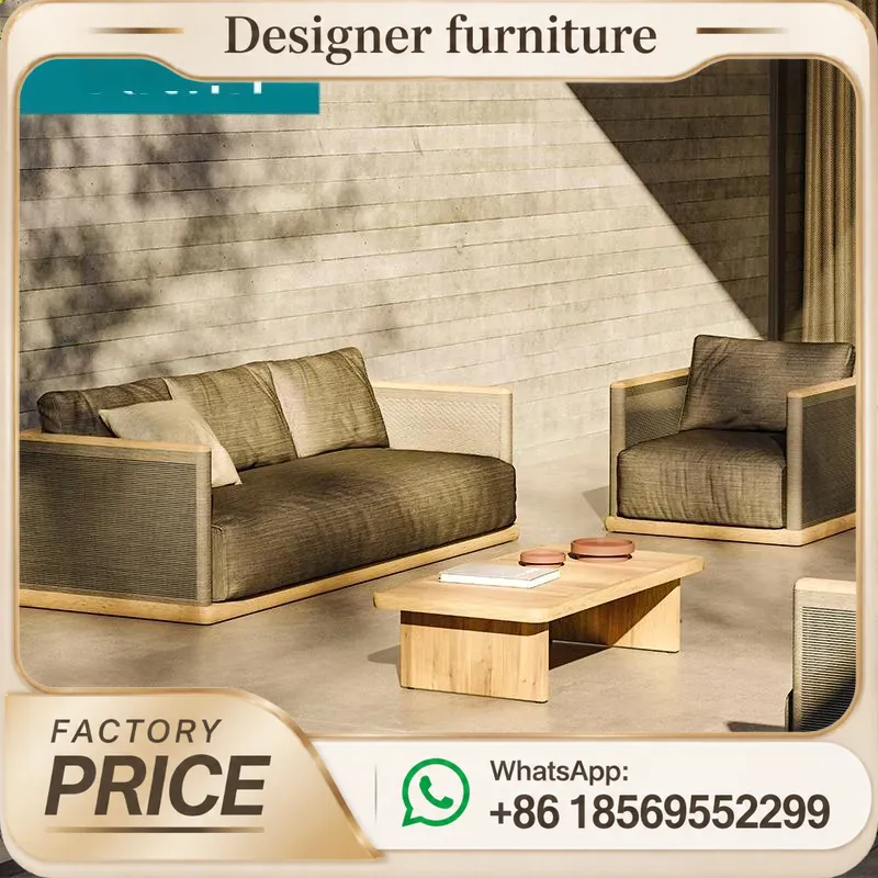 Ensemble de canapés d'extérieu - Outdoor Furniture Teak avis et prix