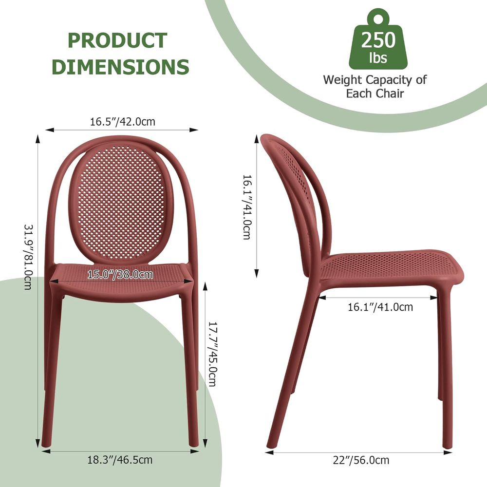 Ensemble de 6 chaises de salle - Outdoor Furniture Dining Set avis et prix