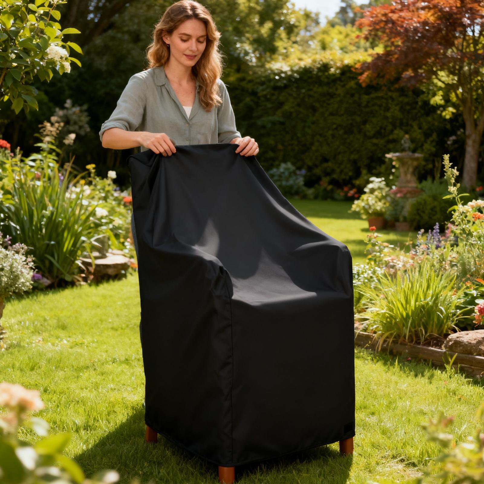 Housse de chaise de jardin, ro - Outdoor Furniture With Covers avis et prix