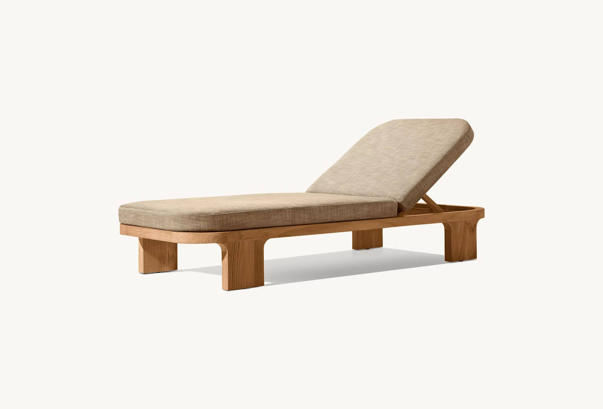 Chaise longue de patio en teck - Outdoor Furniture Europe avis et prix