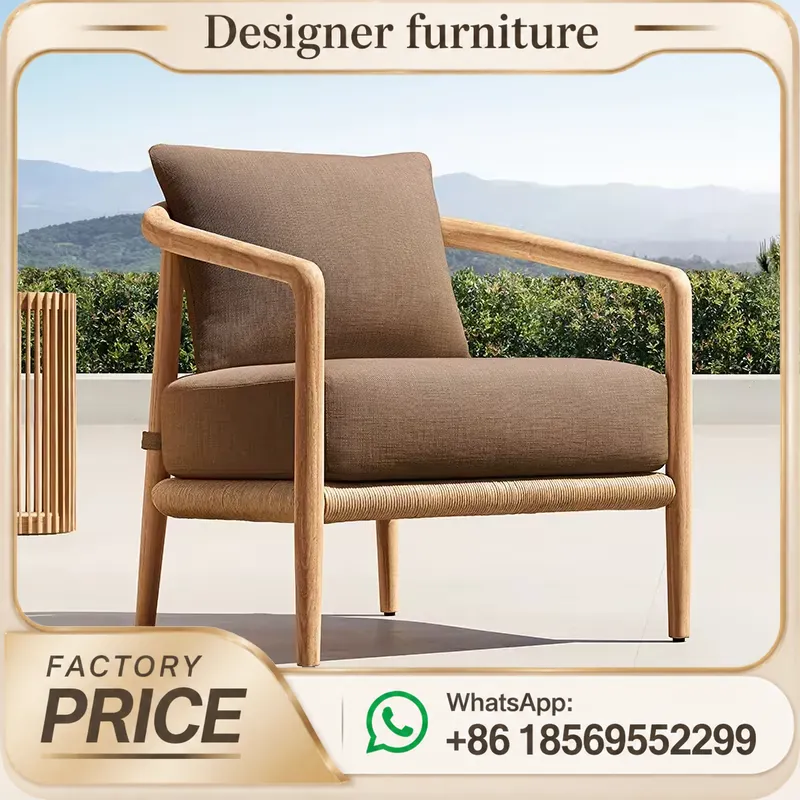 Ensemble de canapés en teck po - Outdoor Furniture Teak avis et prix