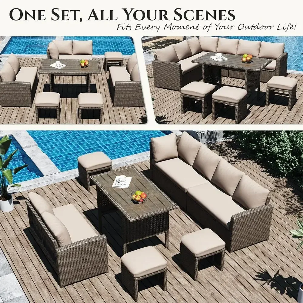 Ensemble de meubles de patio 7 - Outdoor Furniture Dining Set avis et prix