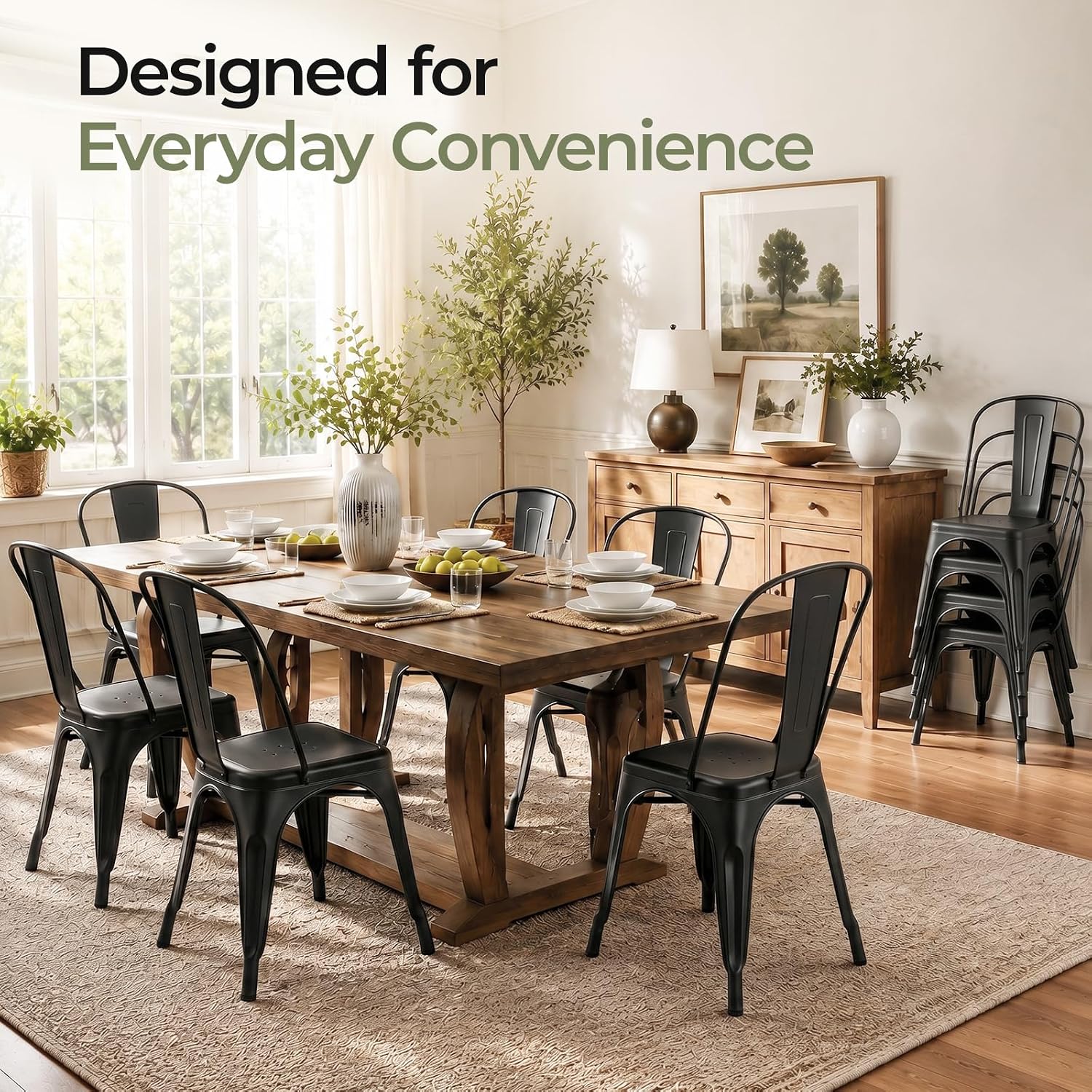 Ensemble de 4 chaises de salle - Outdoor Furniture Dining Set avis et prix