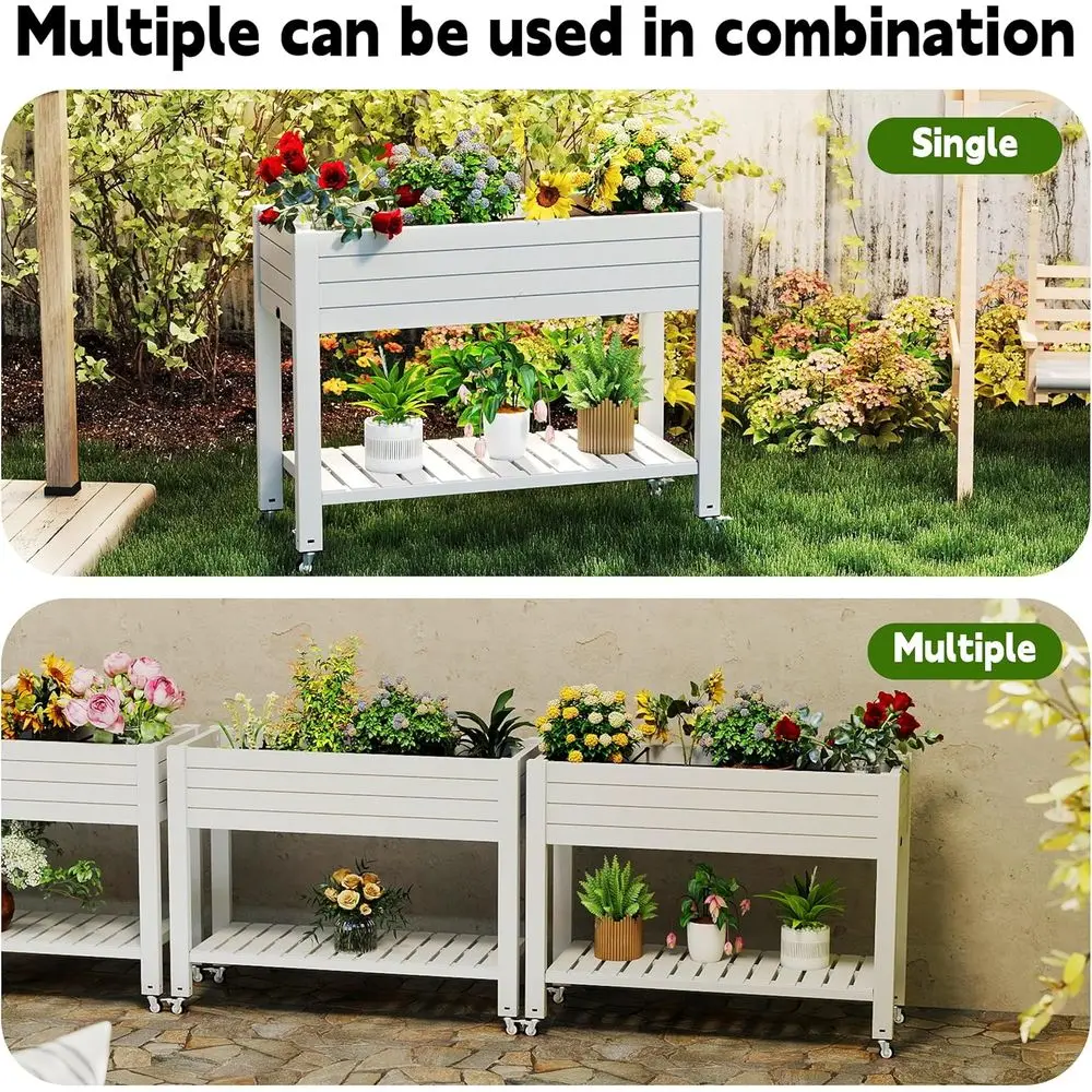 Bac à plantes surélevé avec pi - Garden Storage Box avis et prix