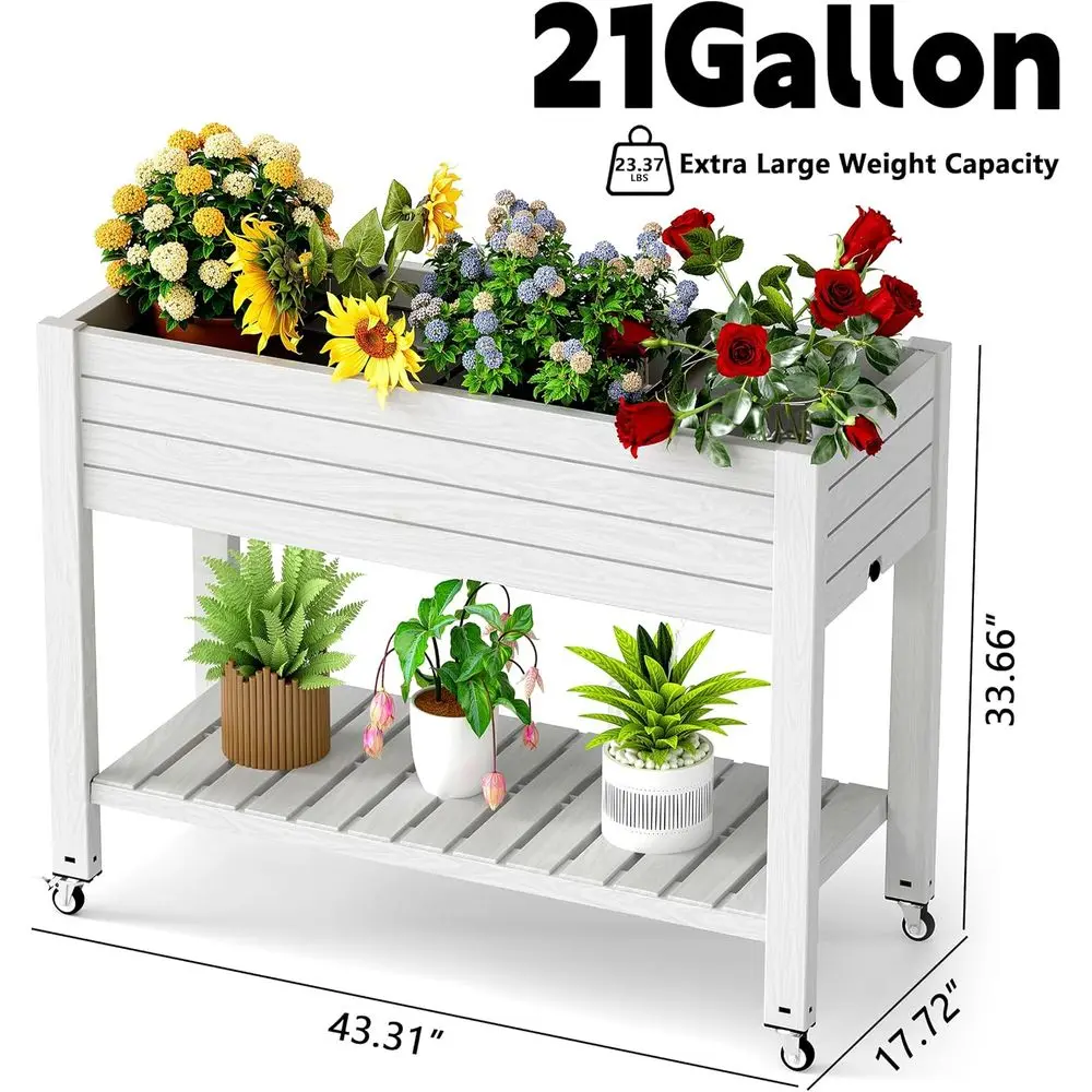 Bac à plantes surélevé avec pi - Garden Storage Box avis et prix